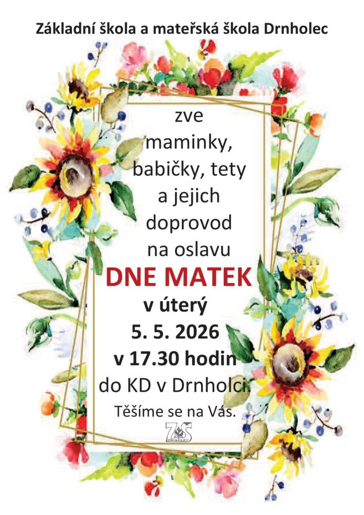 Pozvánka na&nbsp;Den matek